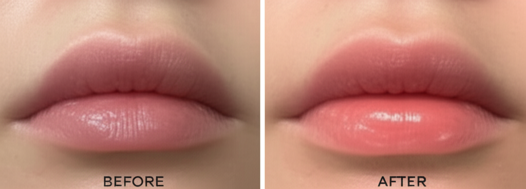 Super Hidratação Labial - Antes e Depois 3