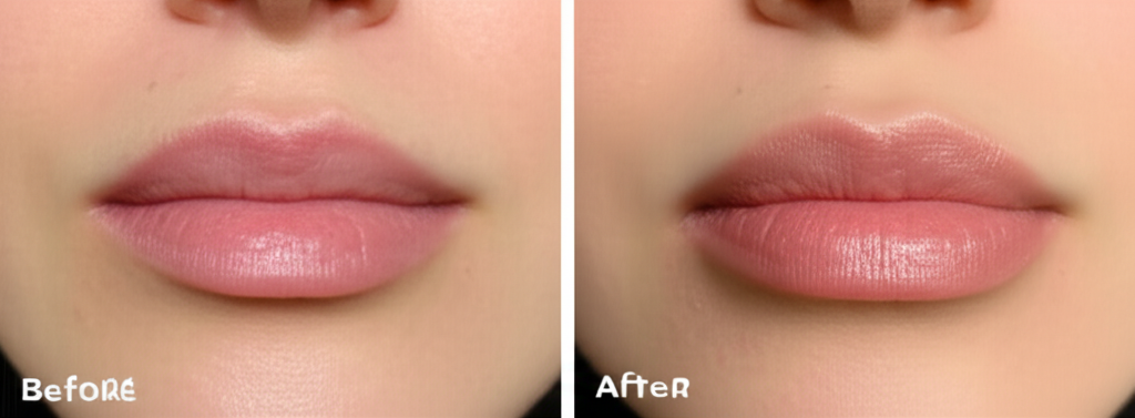 Super Hidratação Labial - Antes e Depois 5